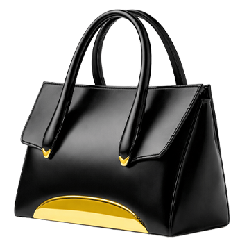 Black Structured Satchel